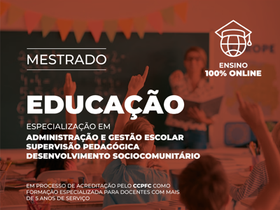 ISCE lança Mestrado em Educação em formato 100% online