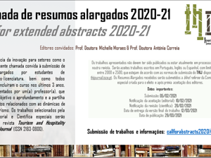 Chamada de Resumos Alargados 2020-2021