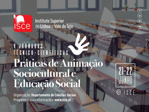 V Jornadas Técnico Científicas: Práticas de Animação Sociocultural e Educação Social